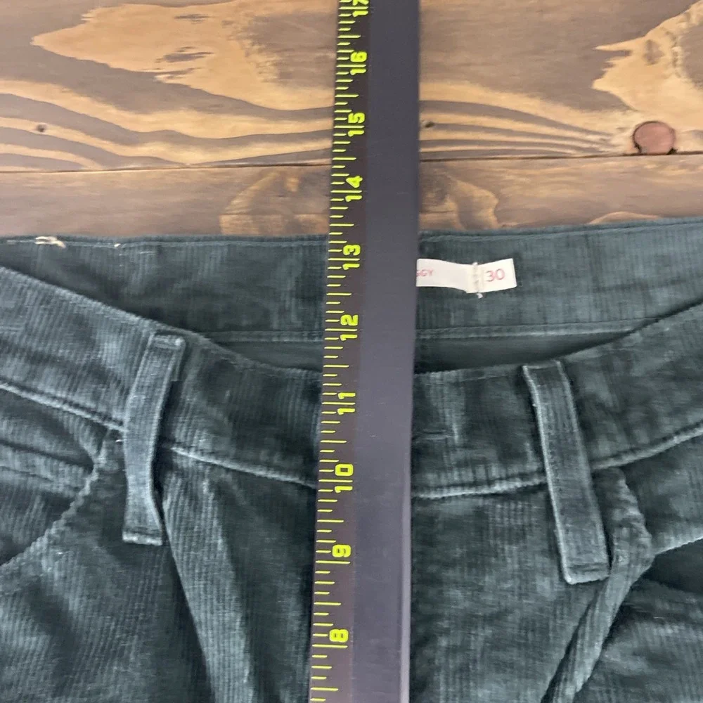 Levis Corduroy 94 Baggy Pants Womens Size 32 Green Straight Leg Pockets